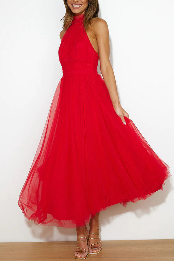 Theresa – Women Elegant Halter Neck Dress - Image 32