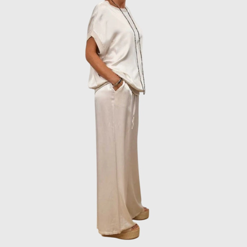 Carina – Women Satin Luxe Lounge Set - Image 6