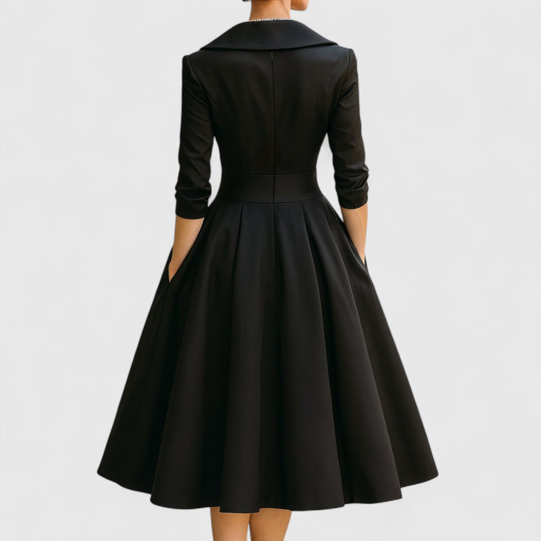Christina – Elegant Midi Dress for Women - Image 8