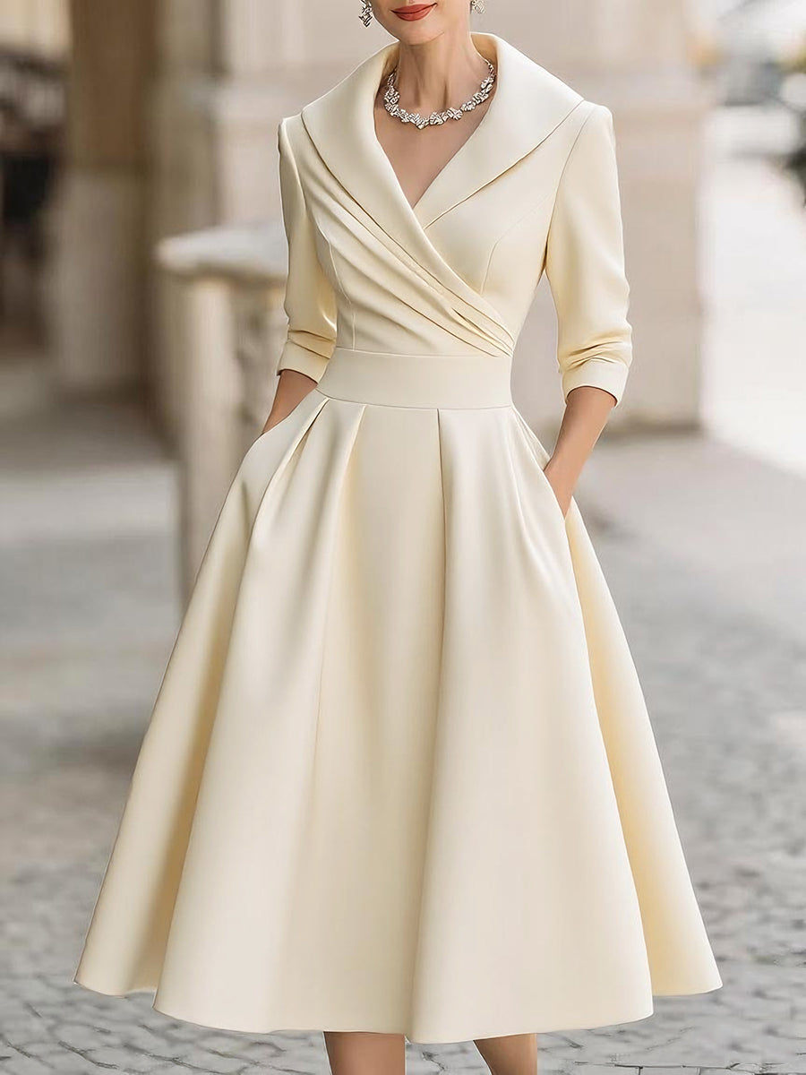 Helga – Elegant A-line Dress for Women - Image 7