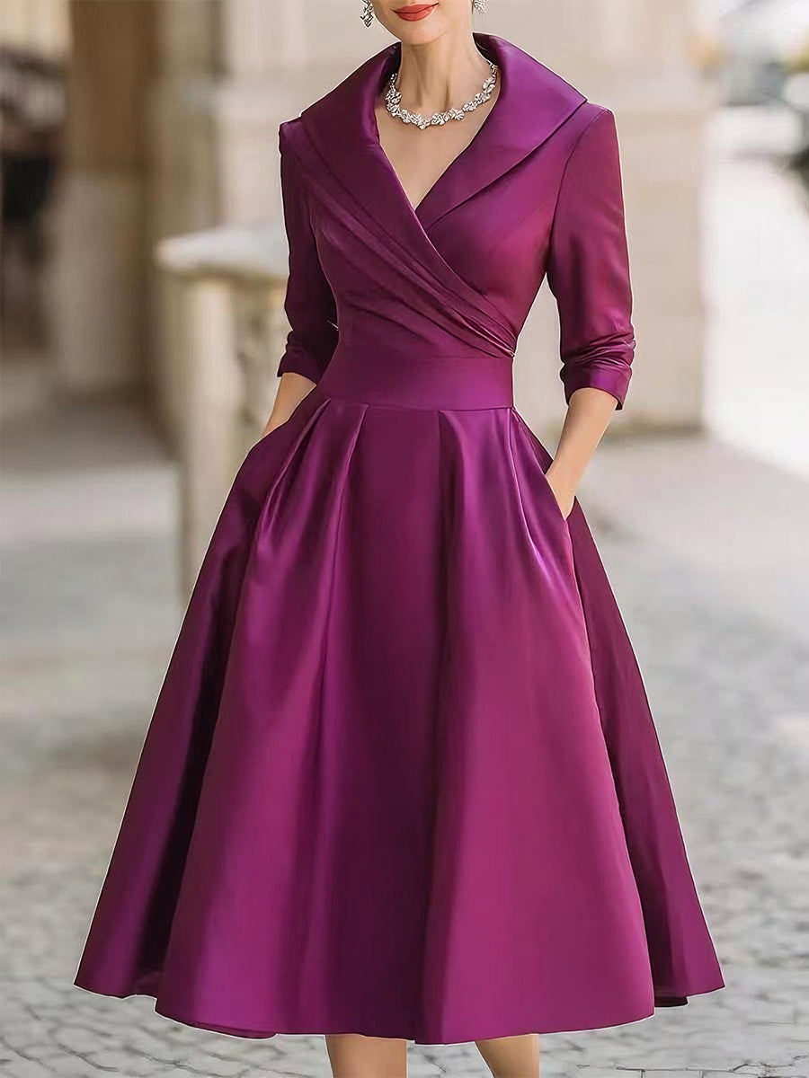 Helga – Elegant A-line Dress for Women - Image 8