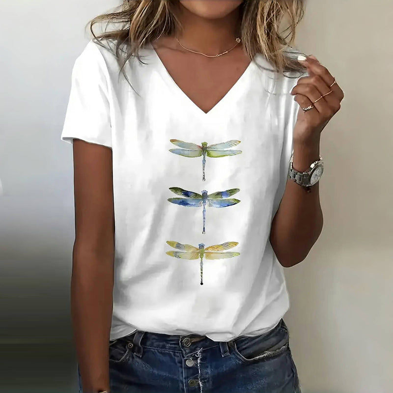 Kirsten – Dragonfly Graphic Tee - Image 2