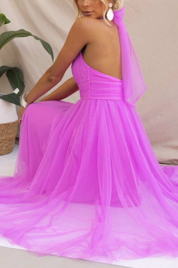Theresa – Women Elegant Halter Neck Dress - Image 29