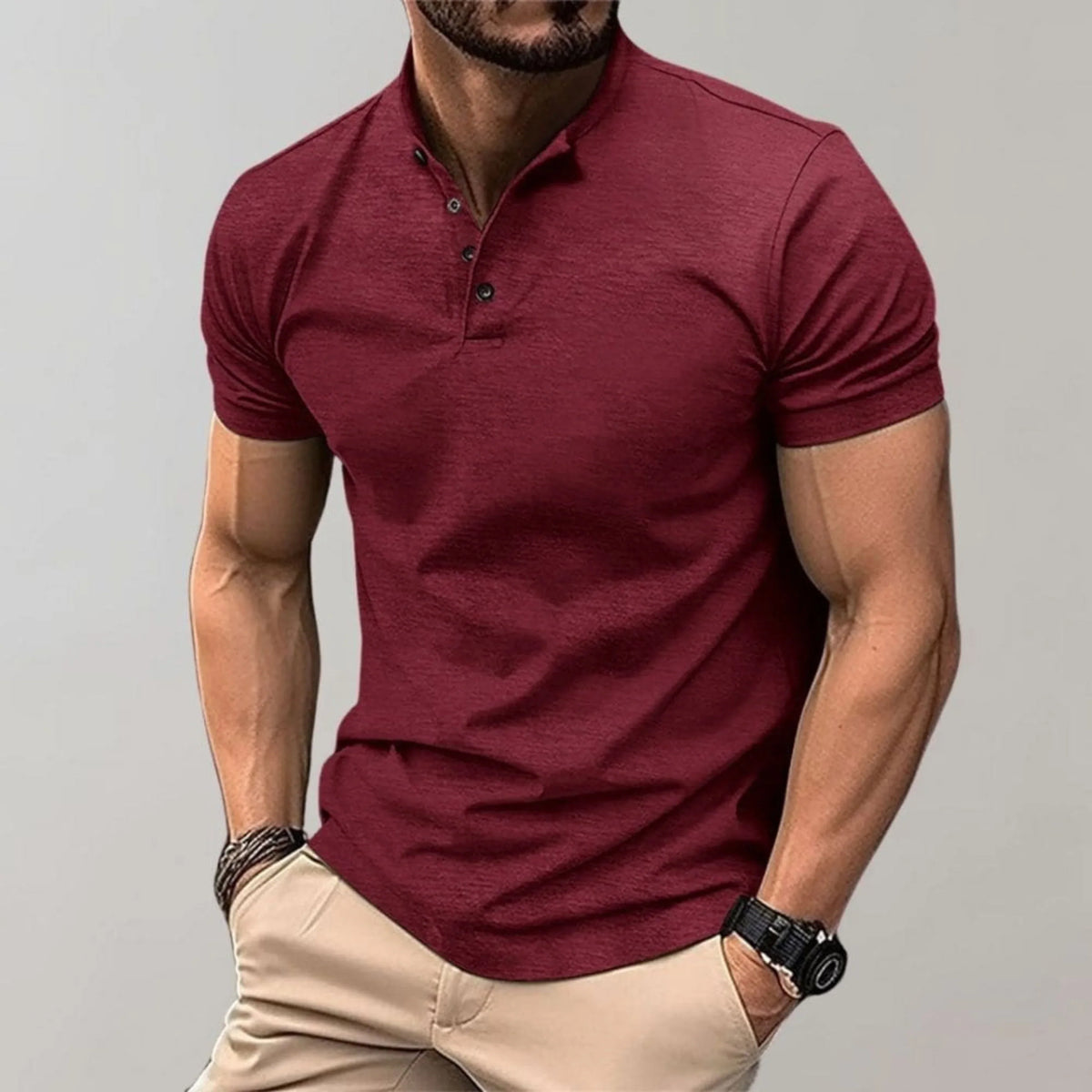 Andreas – Elegant Polo Shirt - Image 3