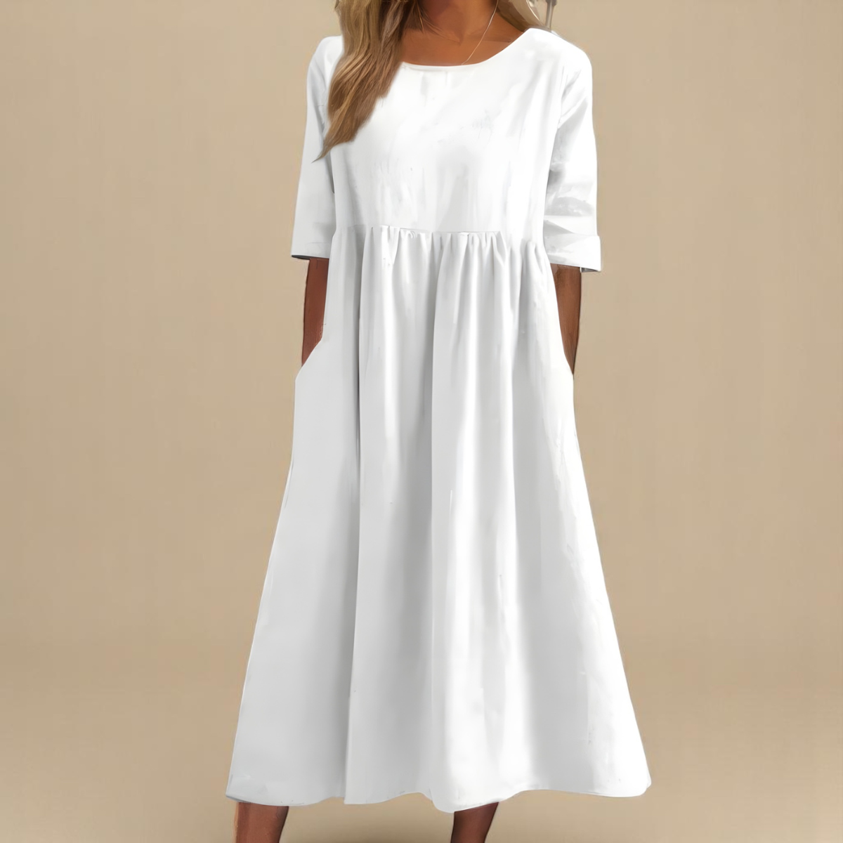 Meike – Relaxed Mid Sleeve Dress - Image 6