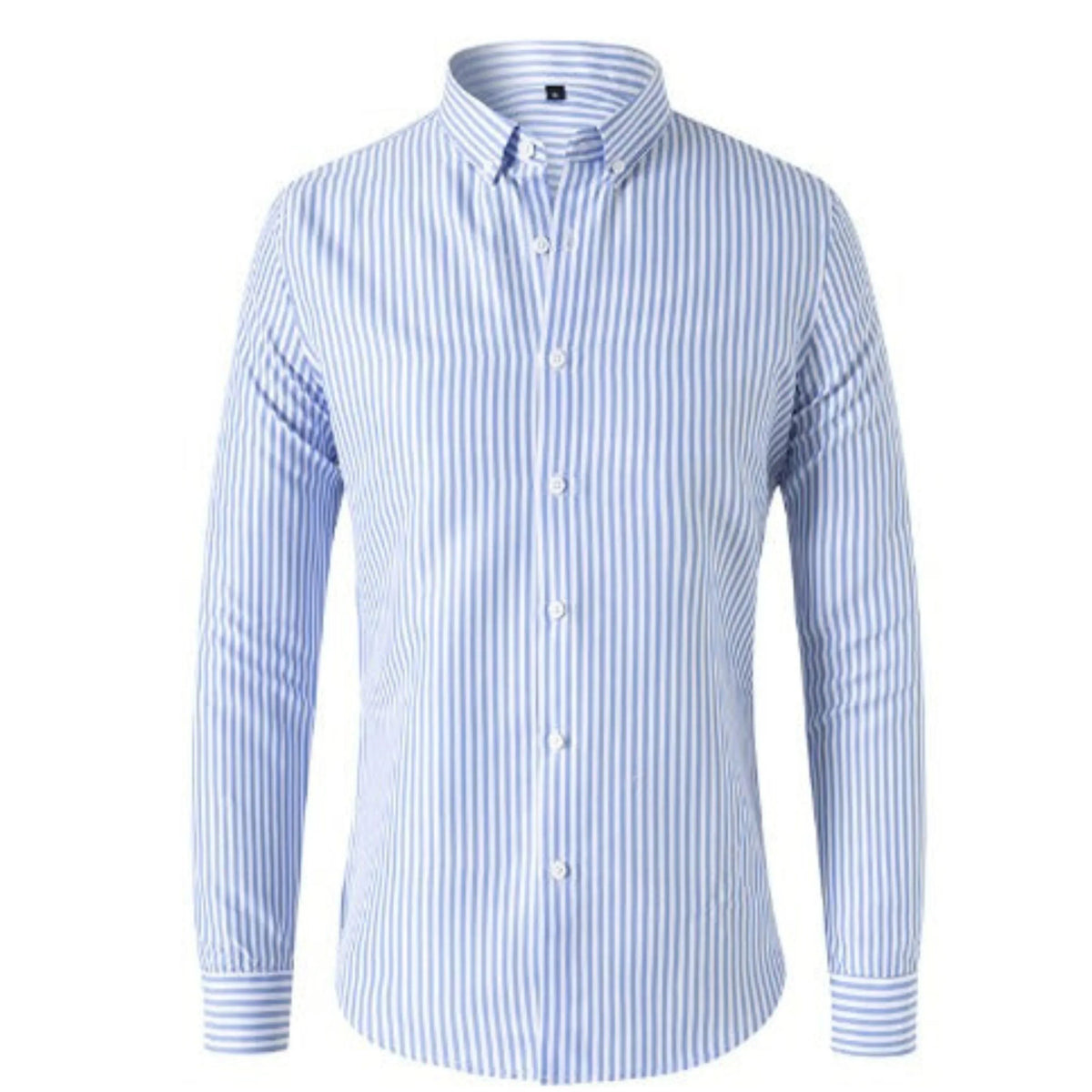 Stefan – Classic Striped Button-Up Shirt - Image 4