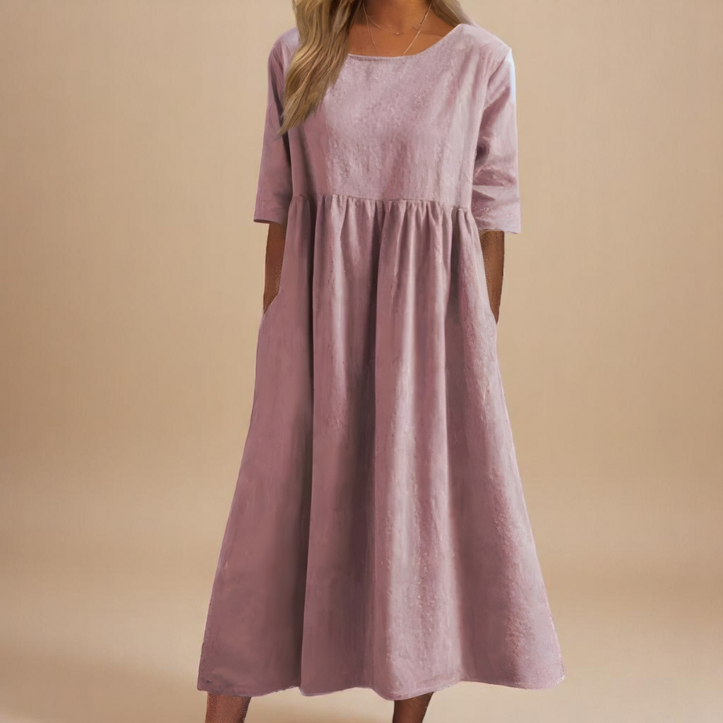 Meike – Relaxed Mid Sleeve Dress - Image 8