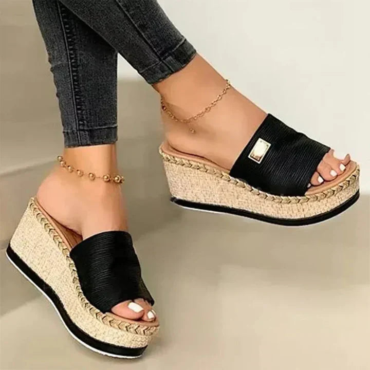 Lieselotte – Platform Wedge Sandals - Image 4