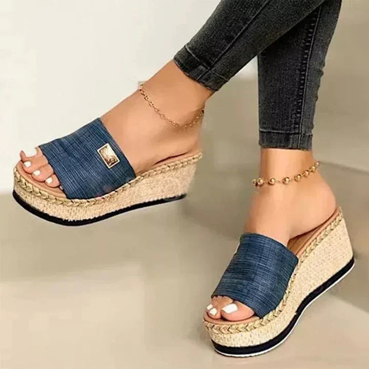 Lieselotte – Platform Wedge Sandals - Image 3