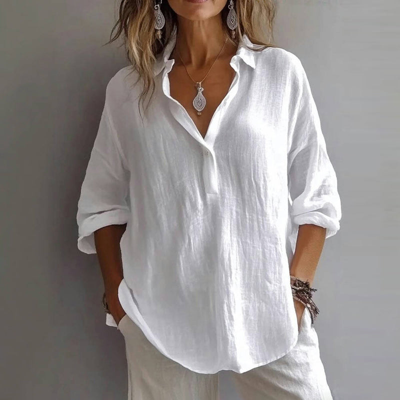 Monika – Chic Long-sleeved Blouse - Image 1