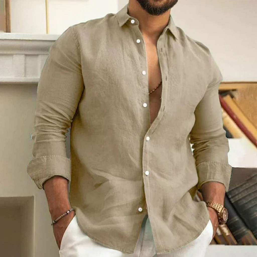 Alexander – Lightweight Button Shirt - Image 1