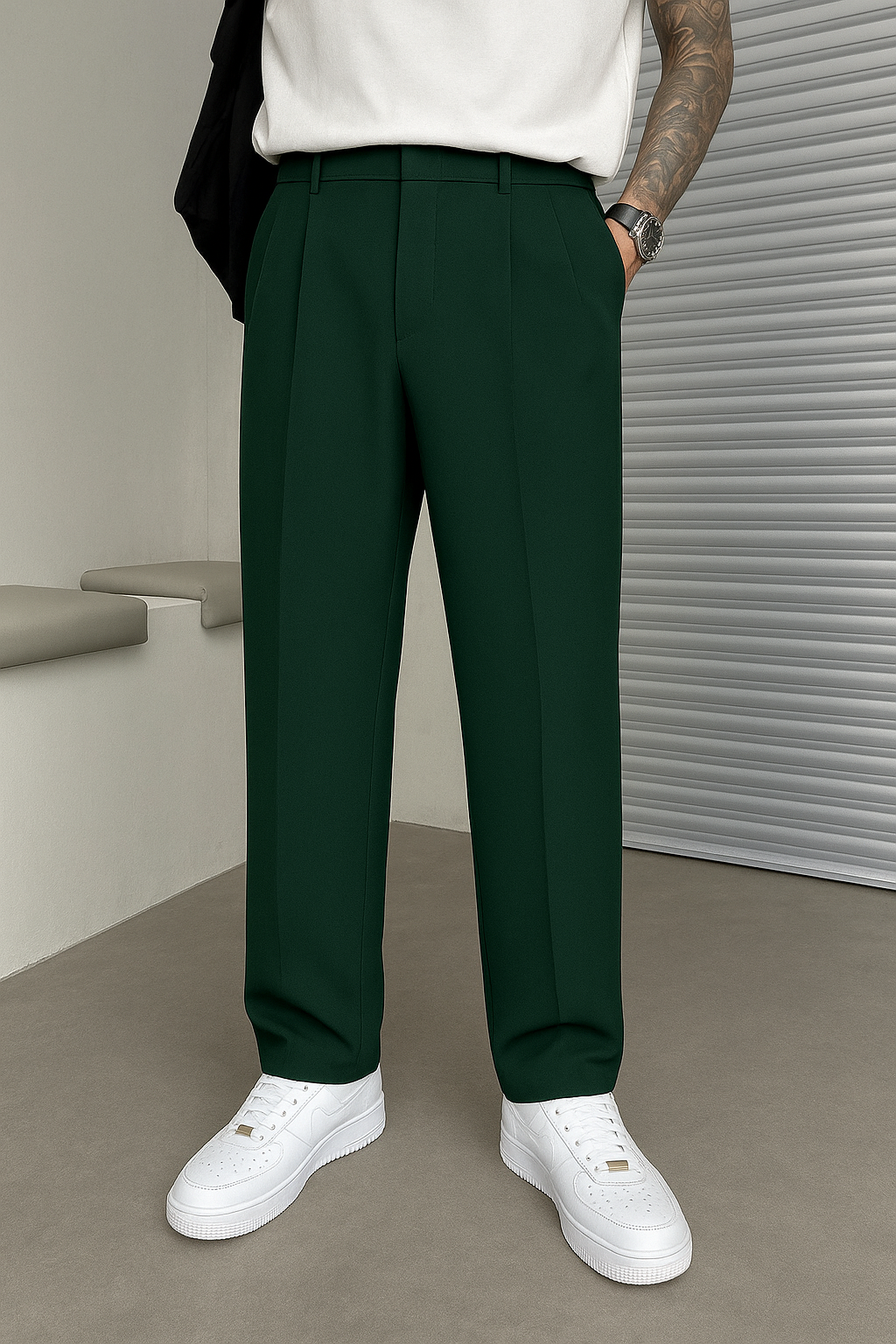 Bastian – Elegant wide-leg trousers for Men - Image 8