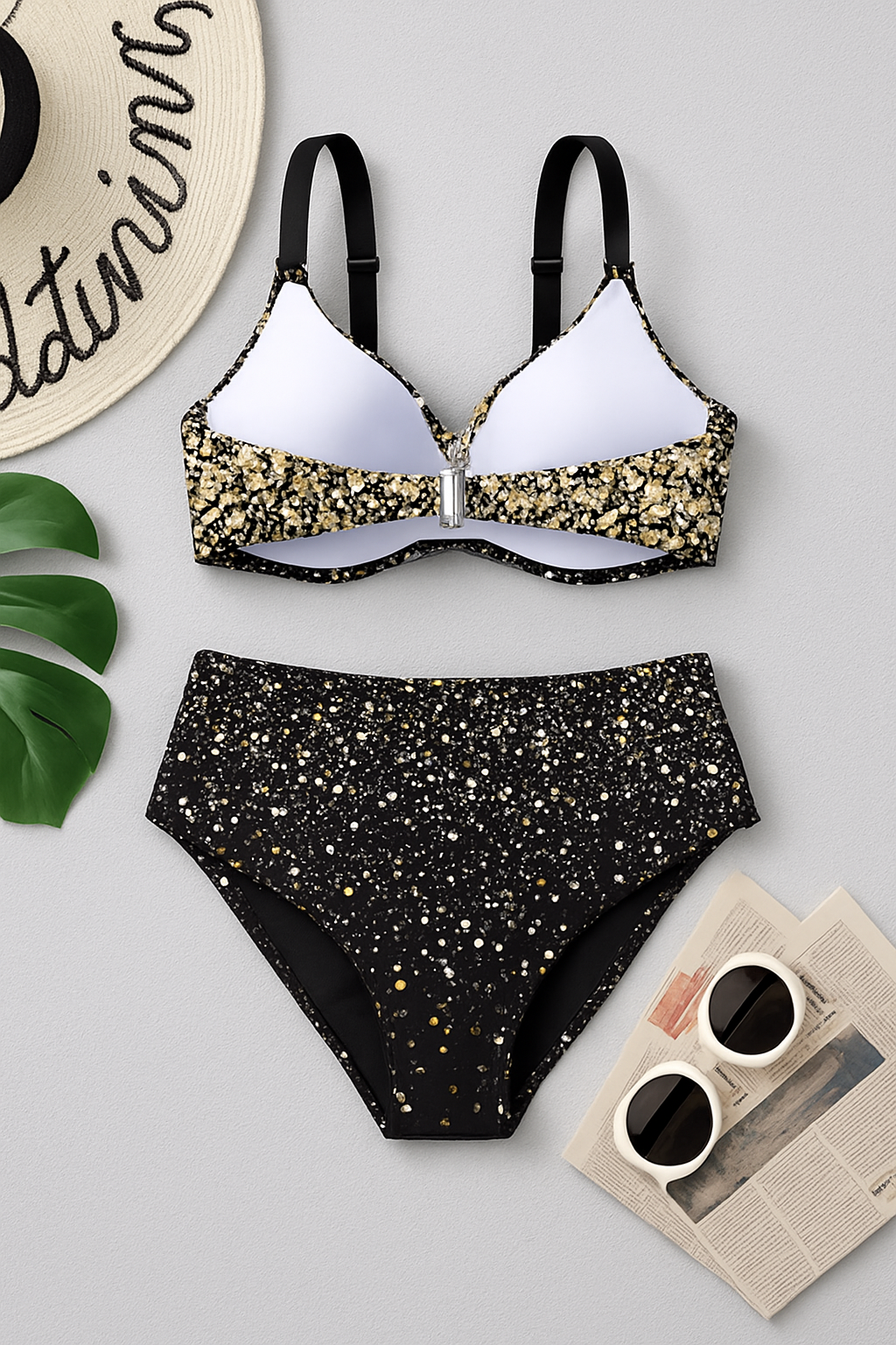 Doreen – Stylish Tropical High-Waisted Bikini for Women - Image 4