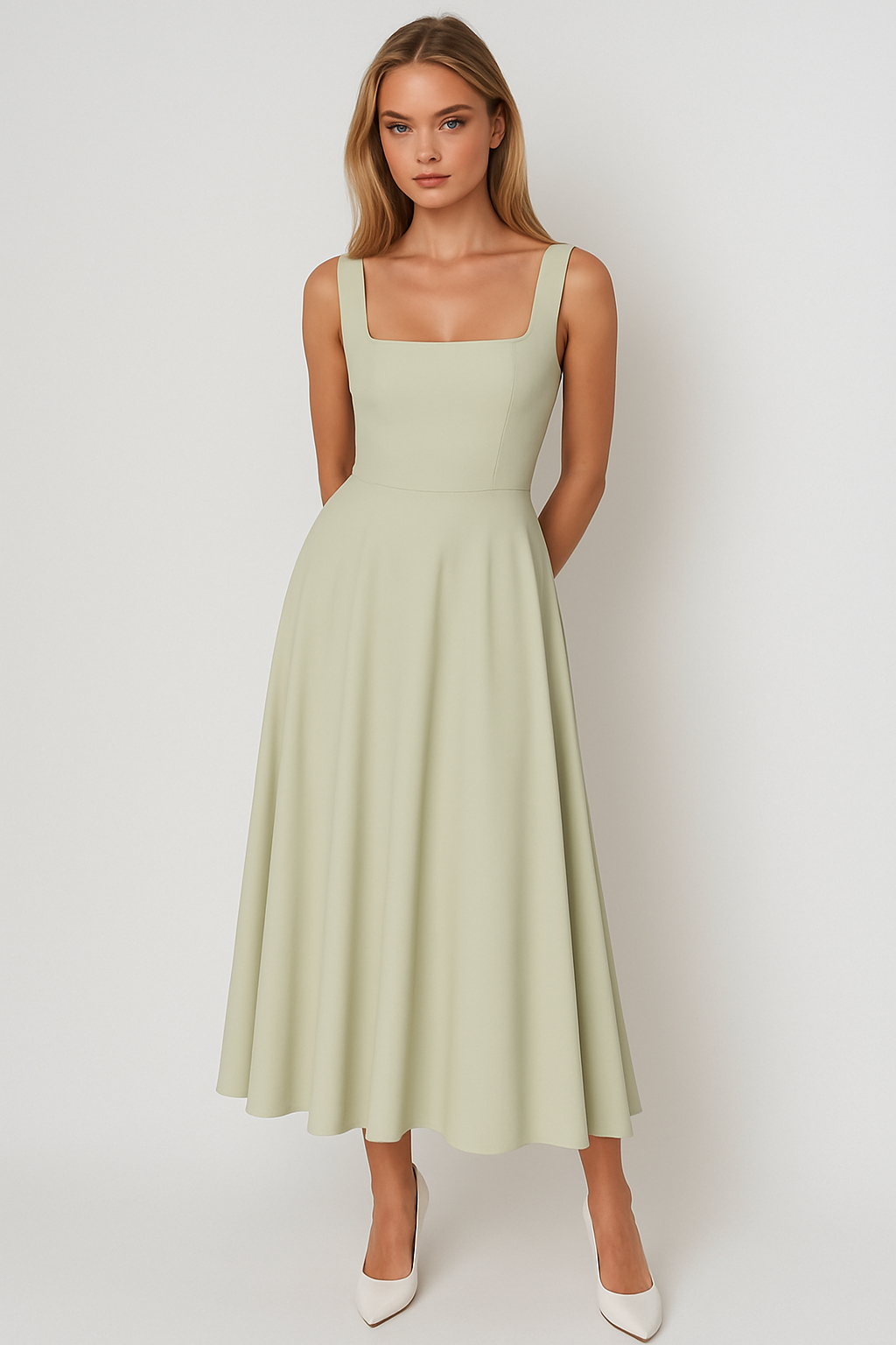 Helga – Elegant A-Line Dress for Women - Image 1