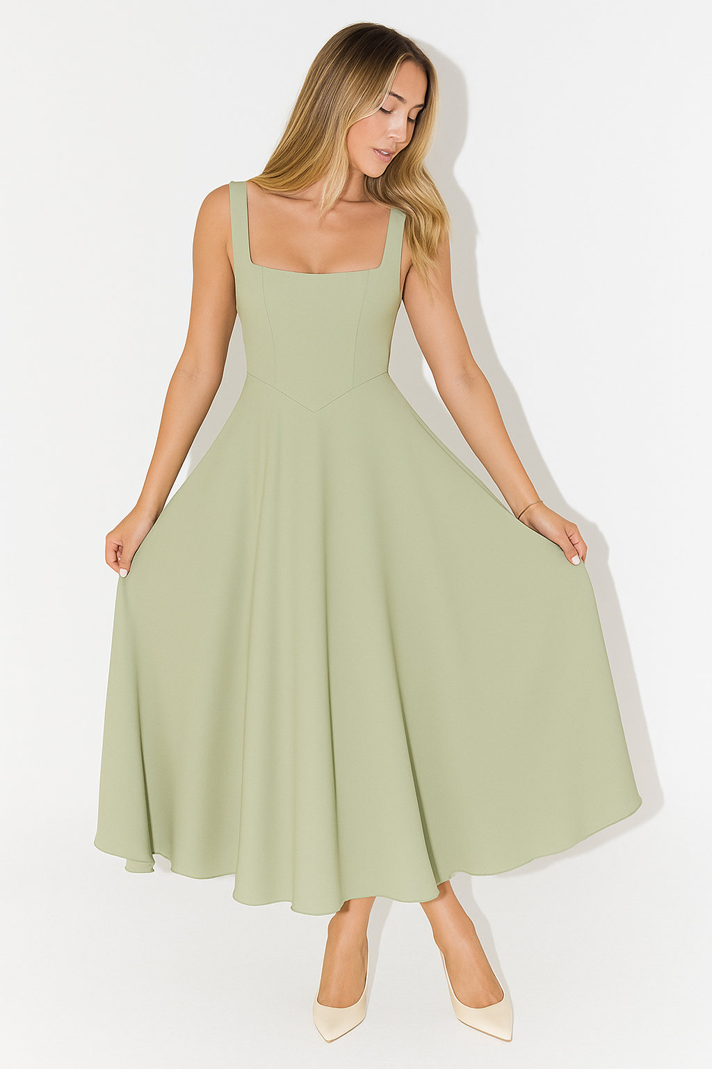 Helga – Elegant A-Line Dress for Women - Image 3