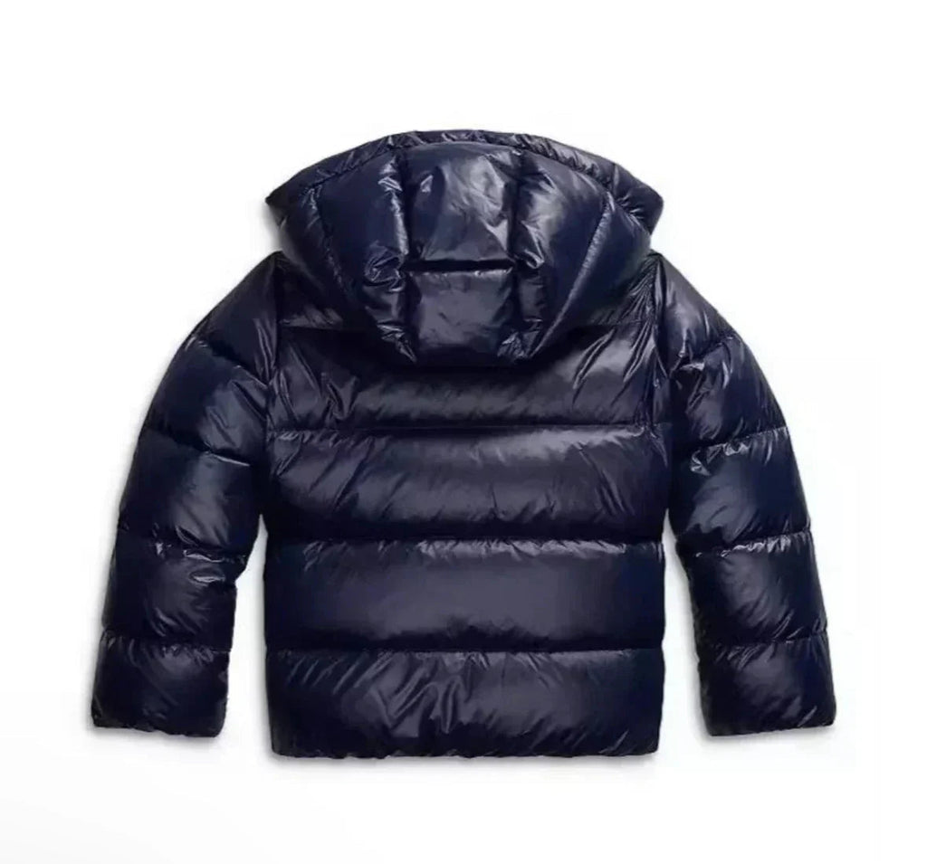 Kurtka puchowa damska z kapturem i zamkiem błyskawicznym - J&B; - 6 - Livia-Moda