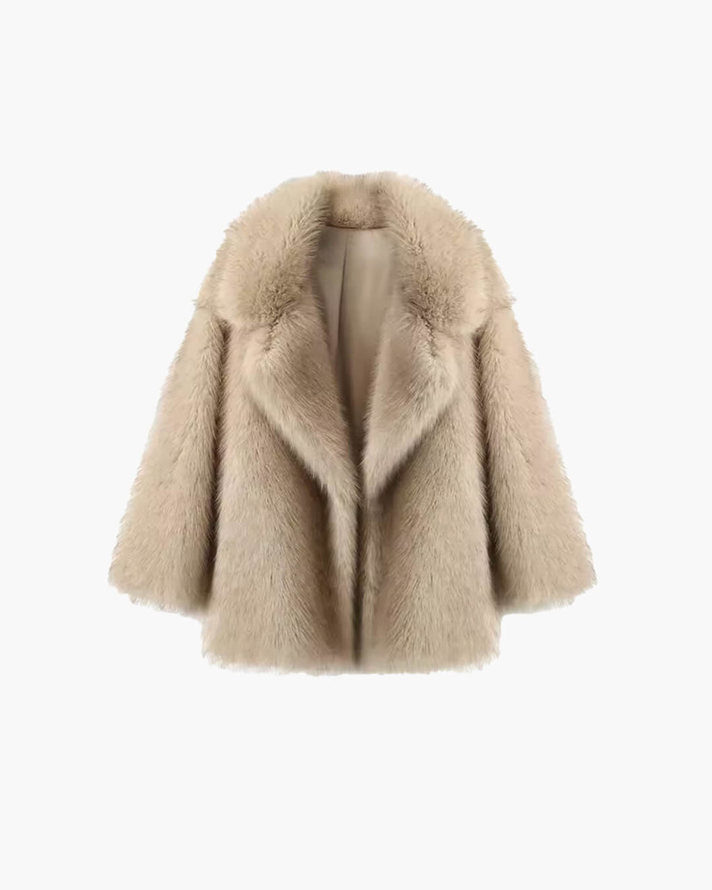 Damska kurtka ze sztucznego futra w stylu oversize o miękkiej fakturze - J&B; - 6 - Livia-Moda