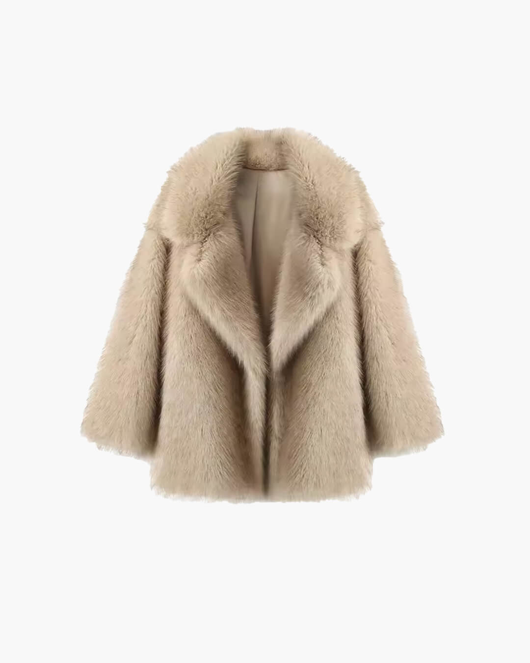 Damska kurtka ze sztucznego futra w stylu oversize o miękkiej fakturze - J&B; - 6 - Livia-Moda