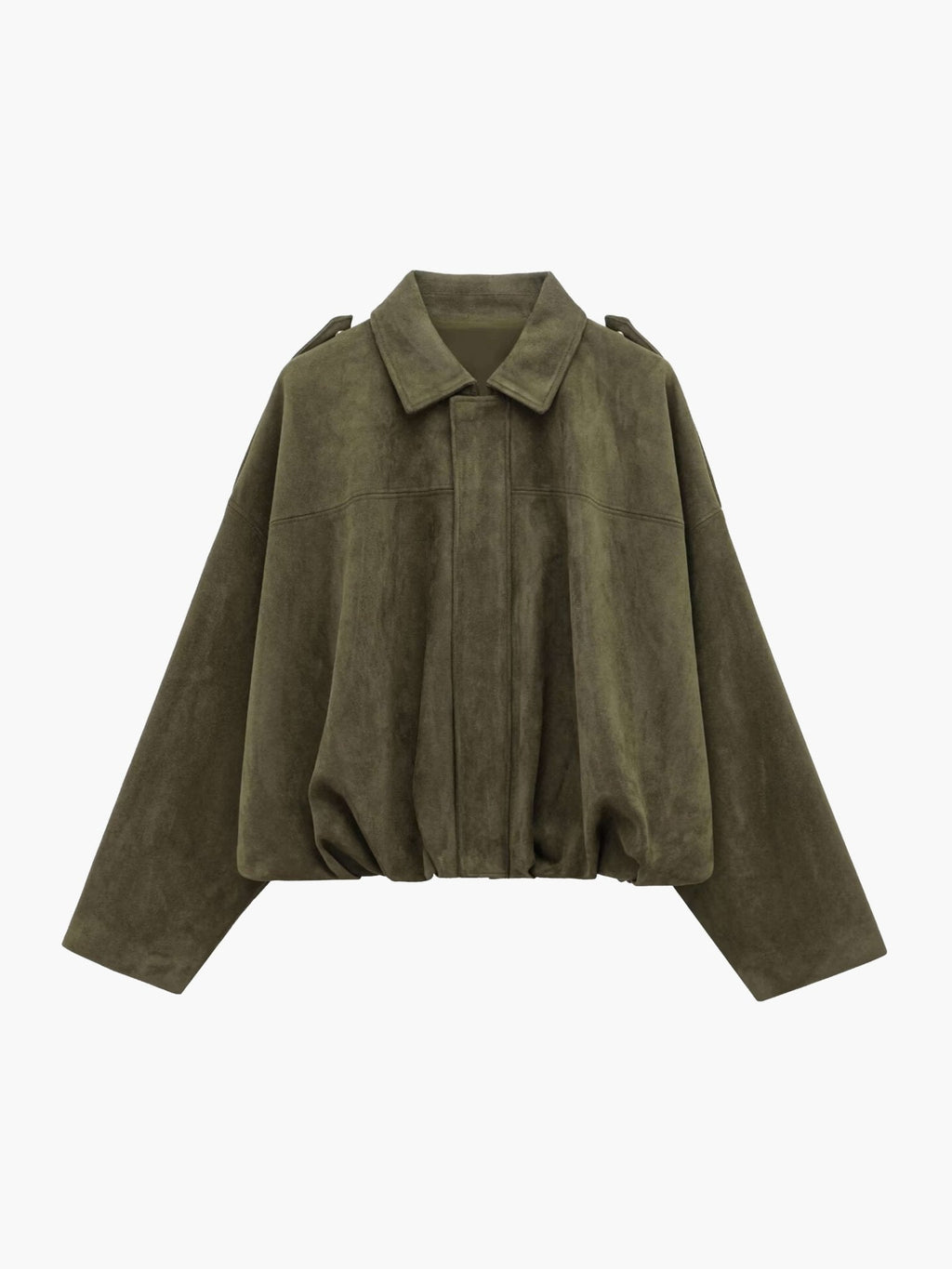 Kurtka bomberowa damska, oversize, z zamkiem błyskawicznym - J&B; - 1 - Livia-Moda