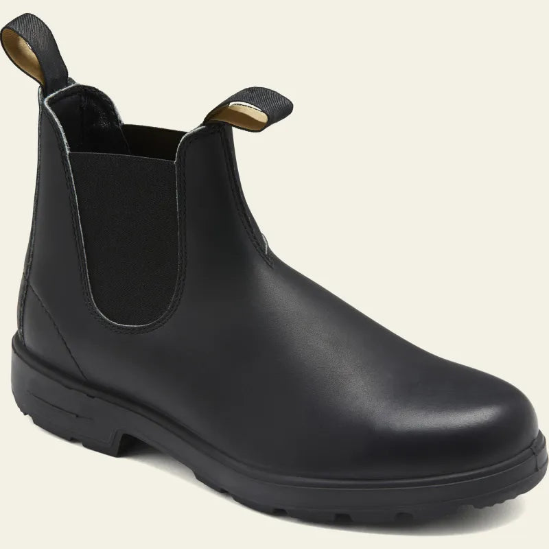 Męskie buty typu chelsea w stylu slip-on z solidną podeszwą - J&B; - 2 - Livia-Moda