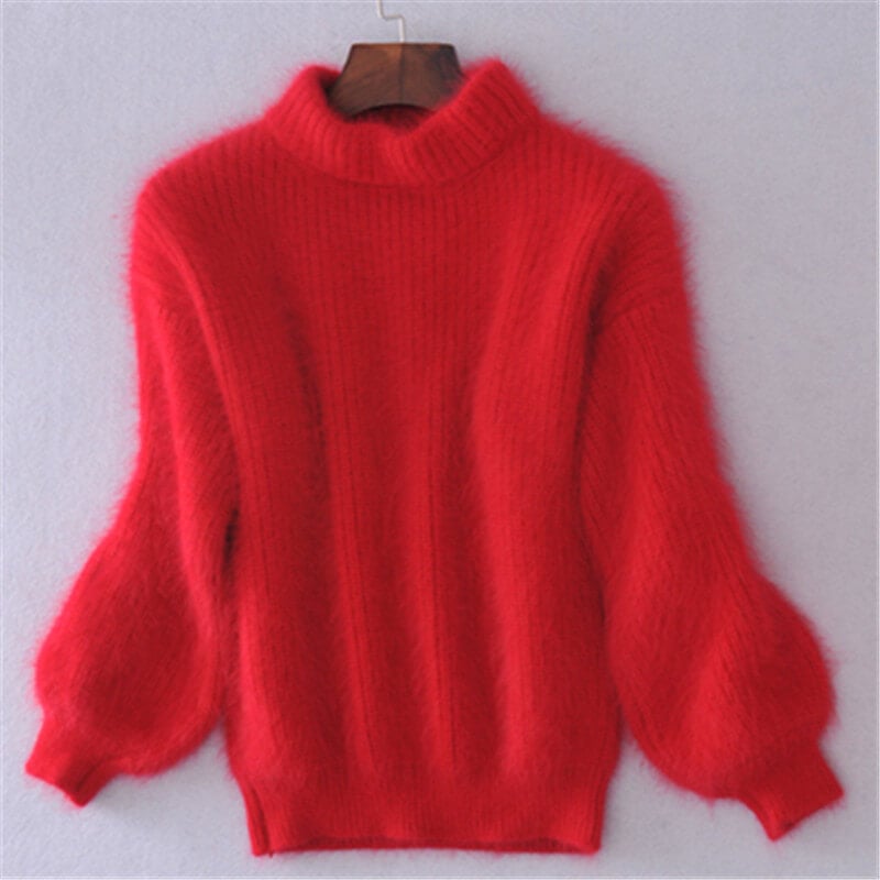 Damska bluza oversize z stójką i luźnym krojem - J&B; - 7 - Livia-Moda