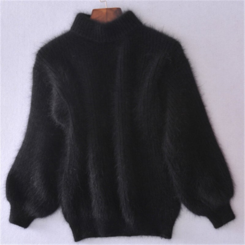 Damska bluza oversize z stójką i luźnym krojem - J&B; - 8 - Livia-Moda
