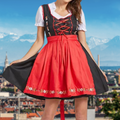 Dirndl dla kobiet w tradycyjnym stylu Oktoberfestu z fartuchem - J&B; - 1 - Livia-Moda