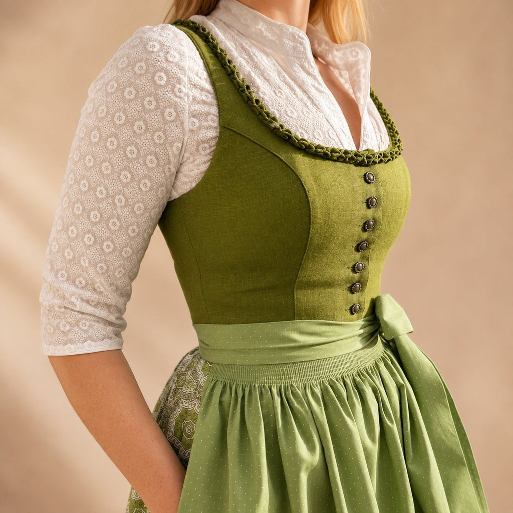 Traditionelles Oktoberfest-Kleid für Damen mit Schleifenverzierung - 9 - Jasminaboutique.com