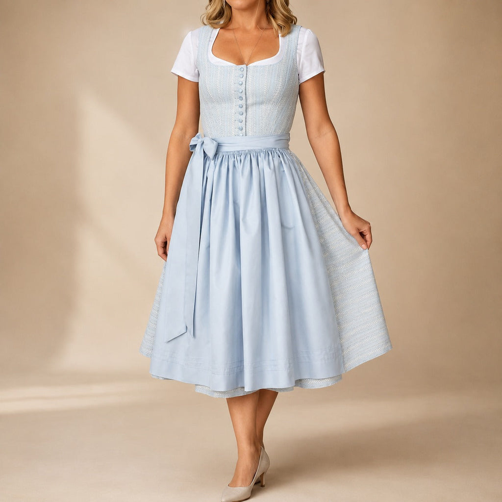 Traditionelles Oktoberfest-Kleid für Damen mit Schleifenverzierung - 11 - Jasminaboutique.com