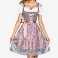 Sukienka dirndl damska z haftem i sznurowaniem | L&V - 1 - Livia-Moda