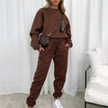Lounge Set Damen mit lässigem Schnitt und elastischem Bund | A&Z - 6 - Atelier-Zofia