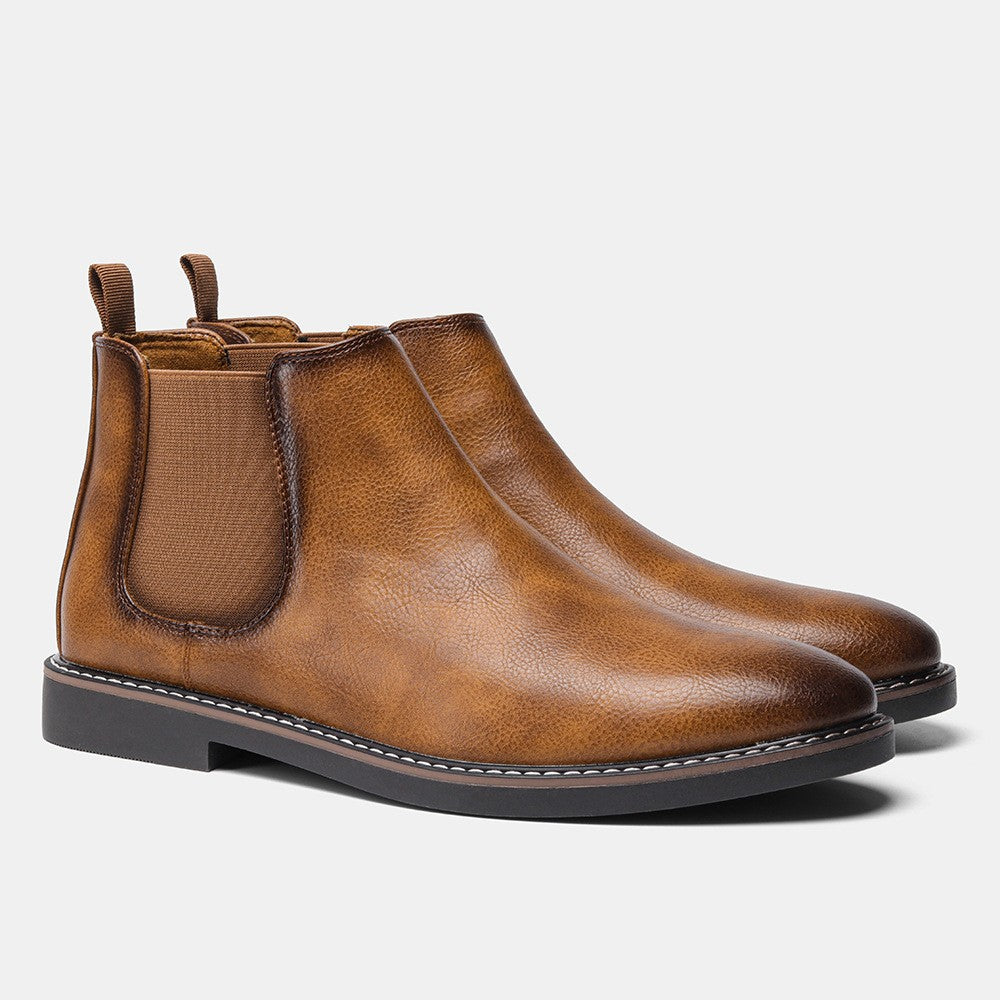 Herren Chelsea Boots mit elastischem Einsatz | A&B - 15 - Annoboutique