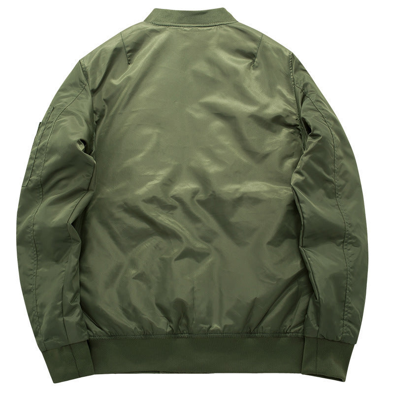 Bomber jacket męski z luźnym krojem i praktycznymi kieszeniami | L&V - 7 - Livia-Moda