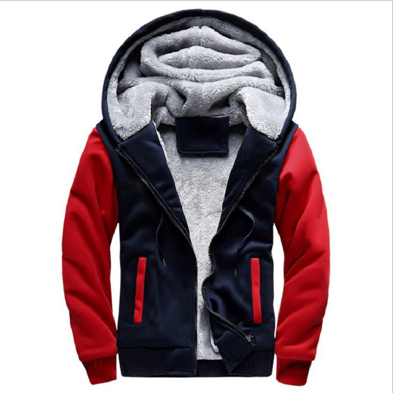 Kurtka męska z kapturem, luźny krój i praktyczne kieszenie | L&V - 4 - Livia-Moda