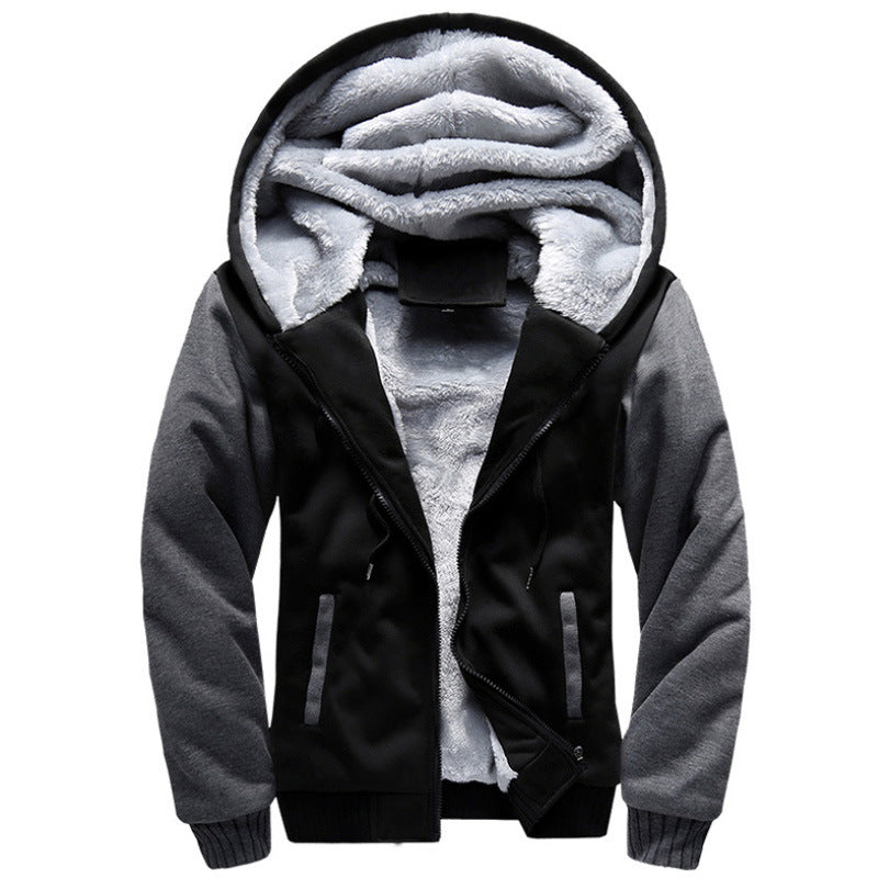 Kurtka męska z kapturem, luźny krój i praktyczne kieszenie | L&V - 8 - Livia-Moda