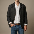 Blazer męski z luźnym krojem i eleganckimi detalami | L&V - 1 - Livia-Moda
