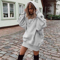 Hoodie damski z luźnym krojem i kapturem | L&V - 6 - Livia-Moda