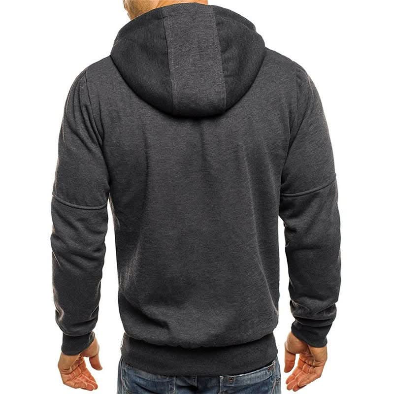 Hoodie męski z funkcjonalnym kapturem i kieszeniami | L&V - 15 - Livia-Moda