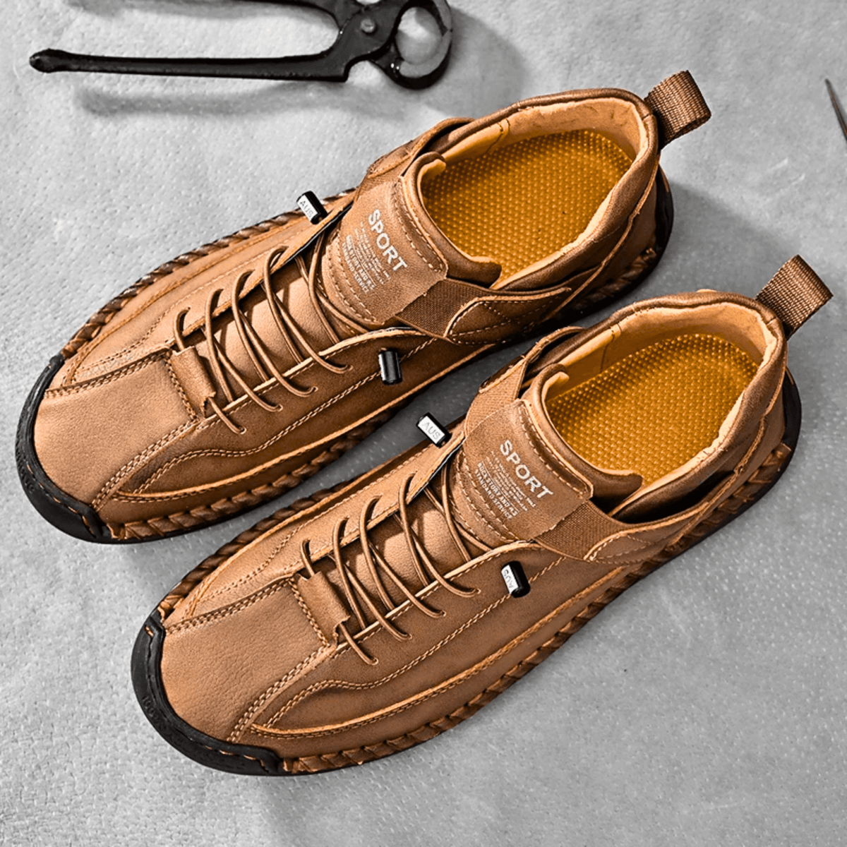 Męskie Buty Sportowe z praktycznym zapięciem i wygodnym krojem | L&V - 8 - Livia-Moda