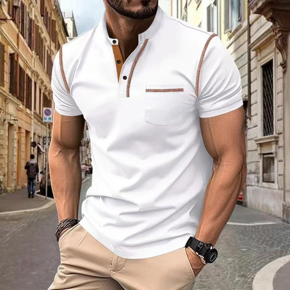Leon – Short Sleeve Polo Shirt - Image 5