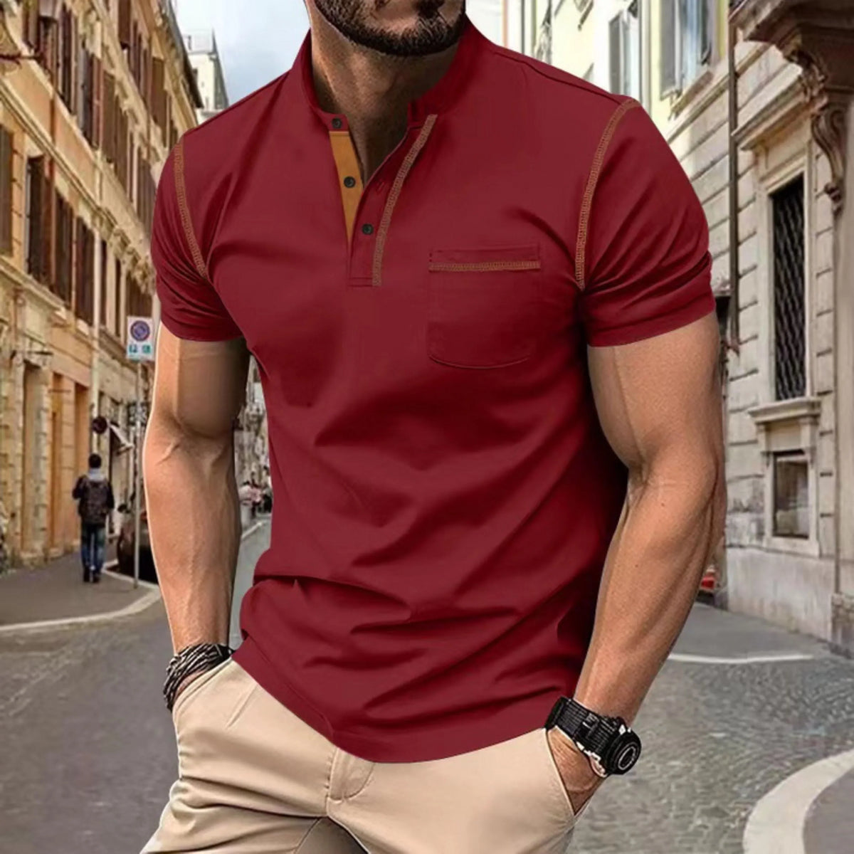 Leon – Short Sleeve Polo Shirt - Image 3