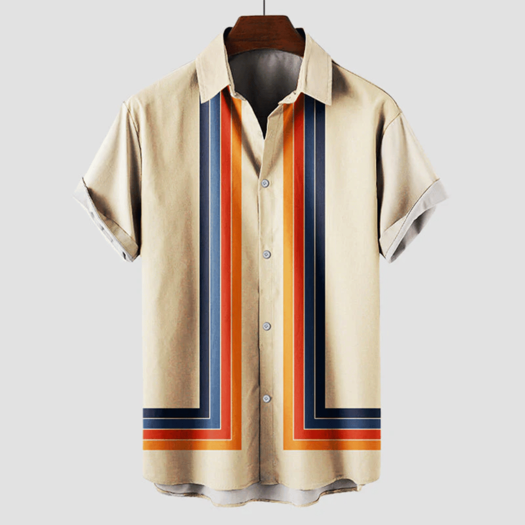 Anton – Retro Short Sleeve Shirt - Image 2