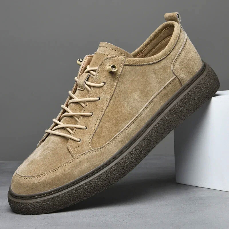 Oliver – Zamszowe sneakersy męskie o minimalistycznym designie