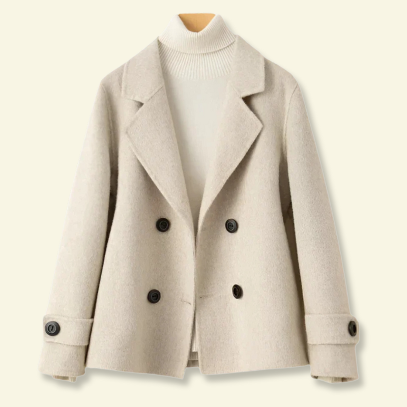 Double-Breasted Jacket Women's with Relaxed Fit - Image 11