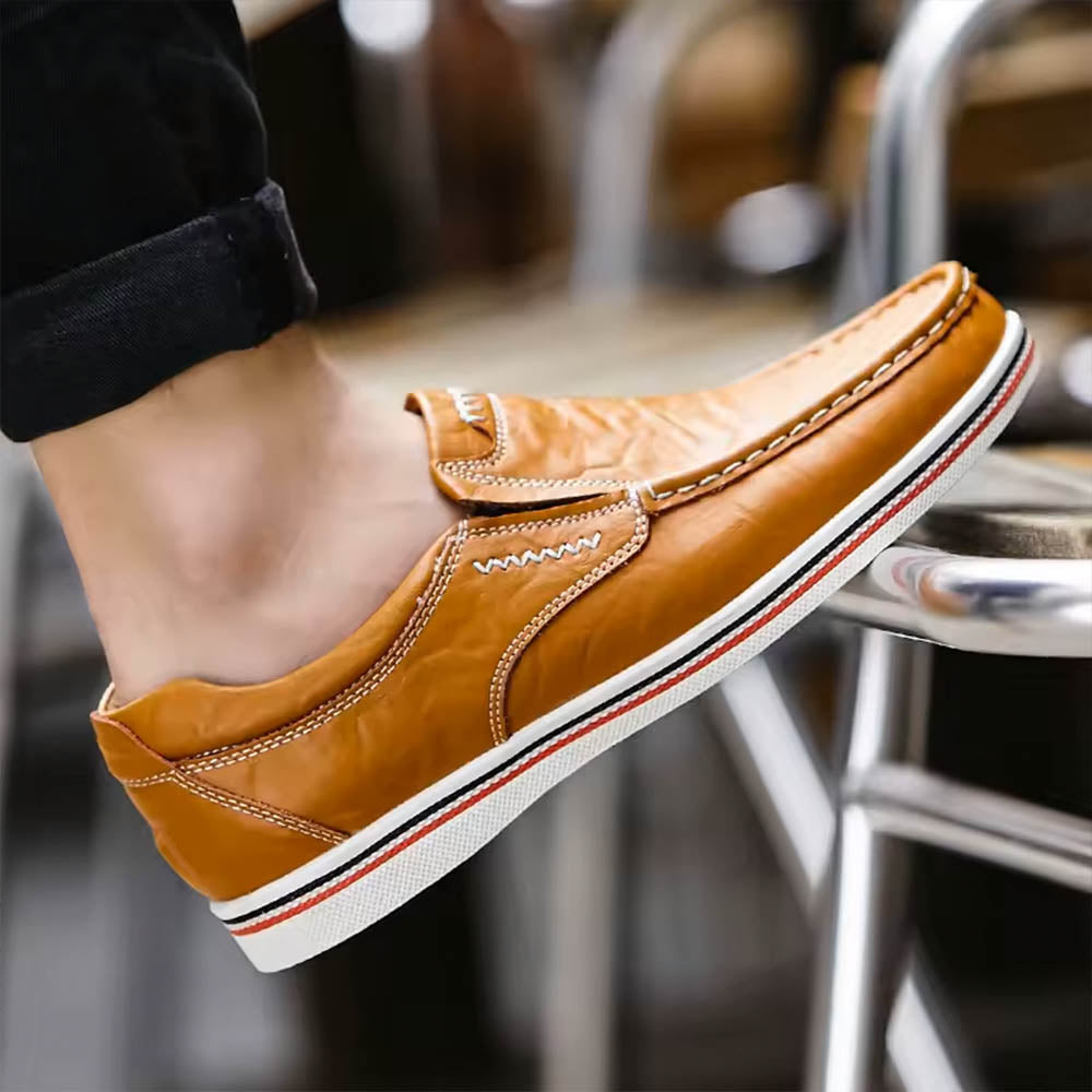 Sascha – Tumbled Slip-On Shoes - Image 1