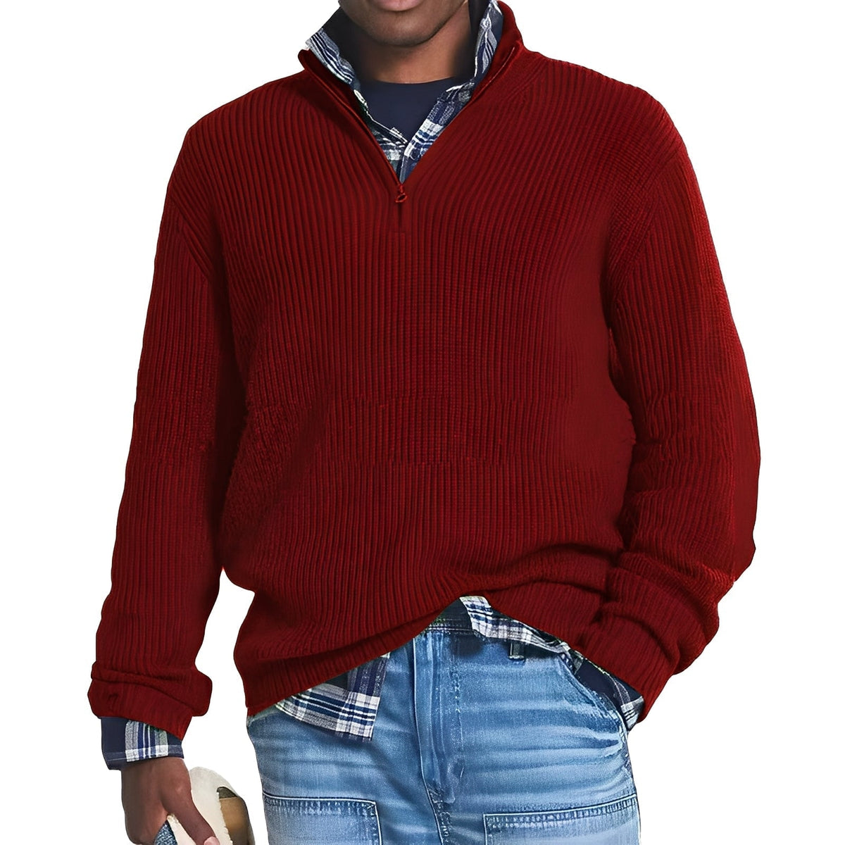 Diego – Męski sweter z zamkiem