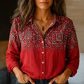 Laura – Stylowa koszula damska casual z długim rękawem