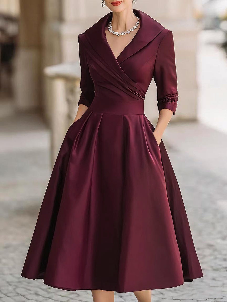 Helga – Elegant A-line Dress for Women - Image 6