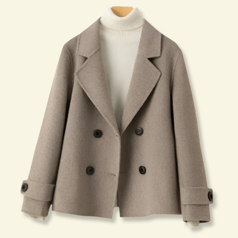 Double-Breasted Jacket Women's with Relaxed Fit - Image 10