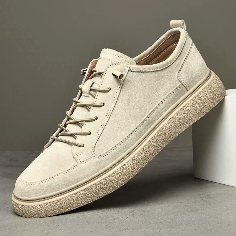 Oliver – Zamszowe sneakersy męskie o minimalistycznym designie